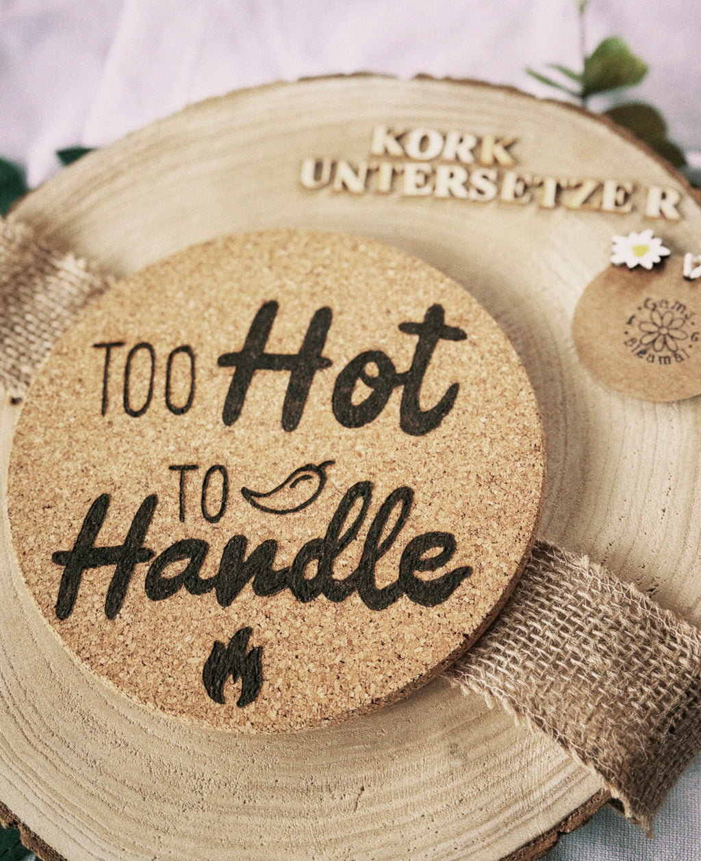 Topfuntersetzer aus Kork