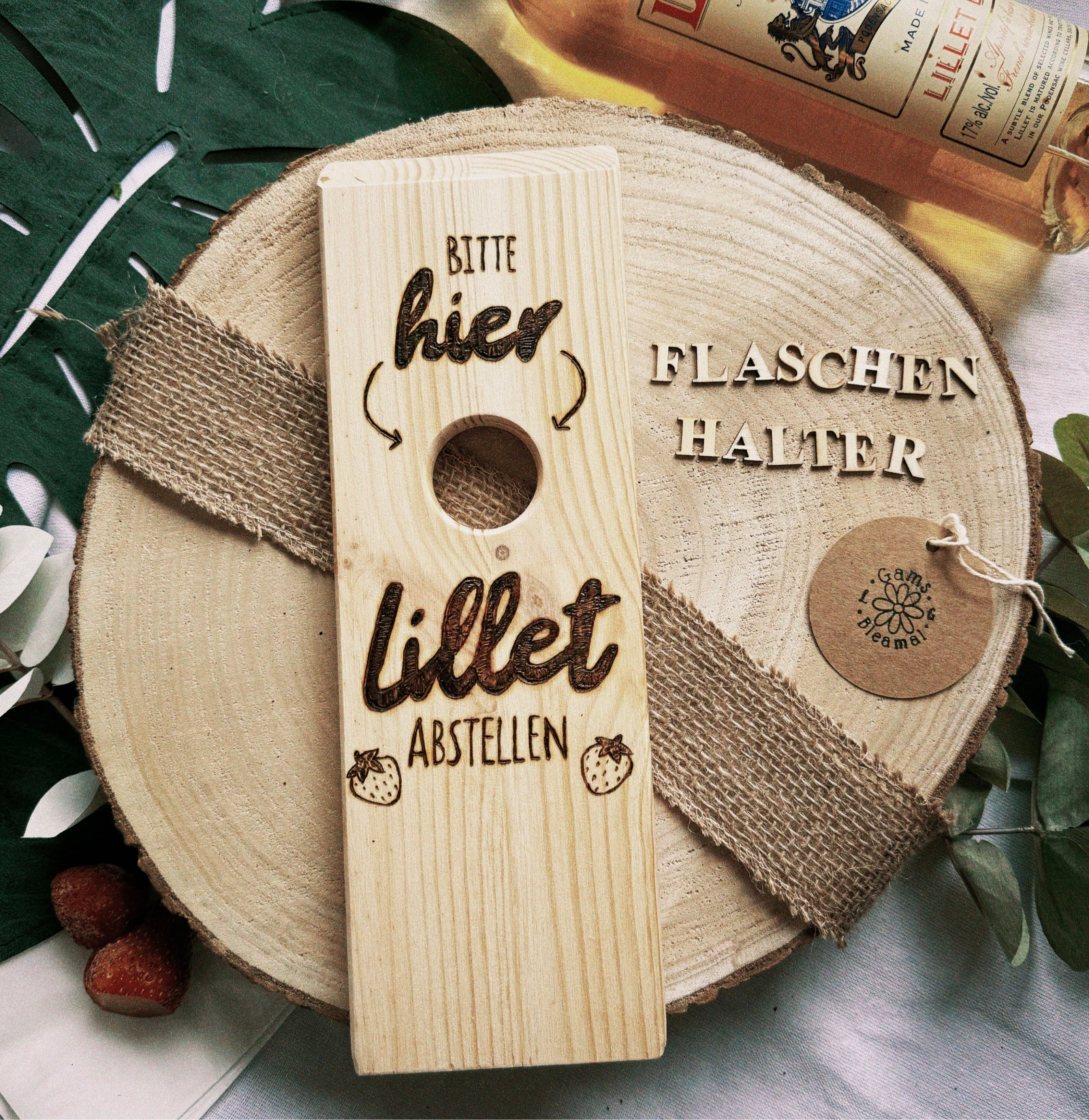 Flaschenhalter „Lillet“