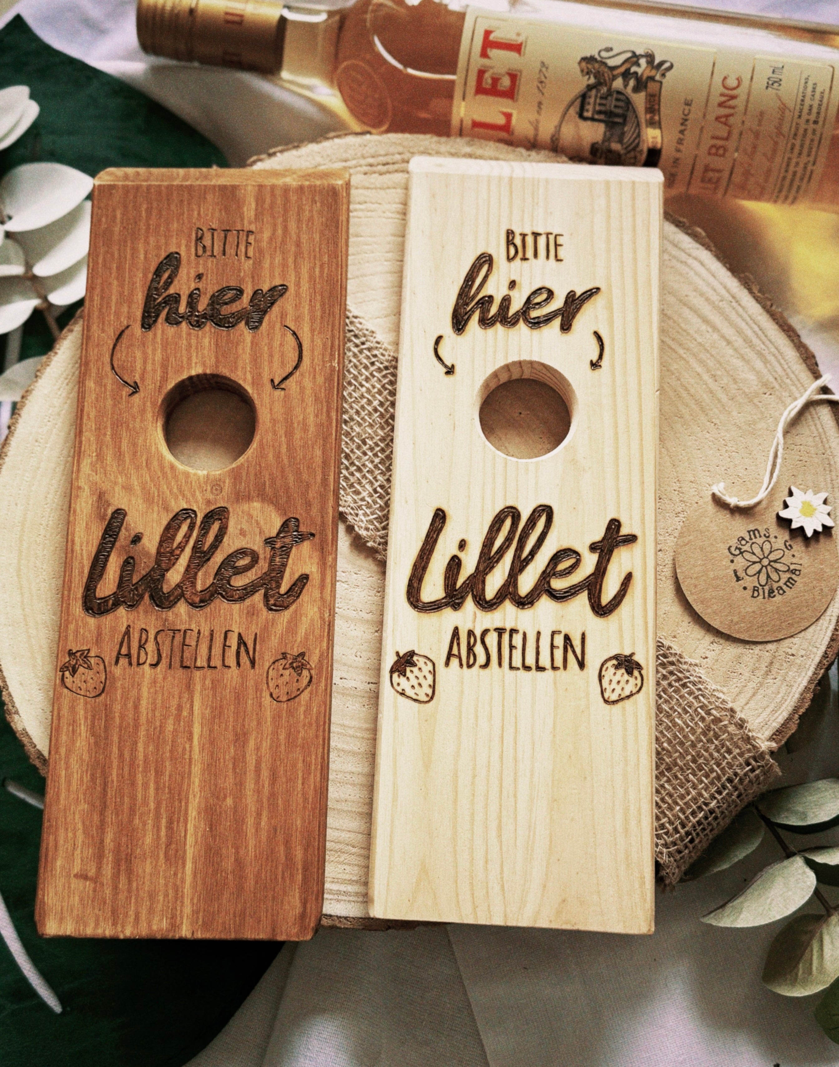 Flaschenhalter „Lillet“