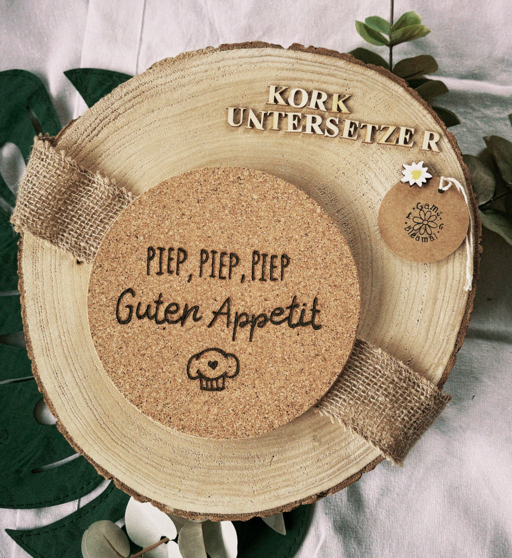 Topfuntersetzer aus Kork