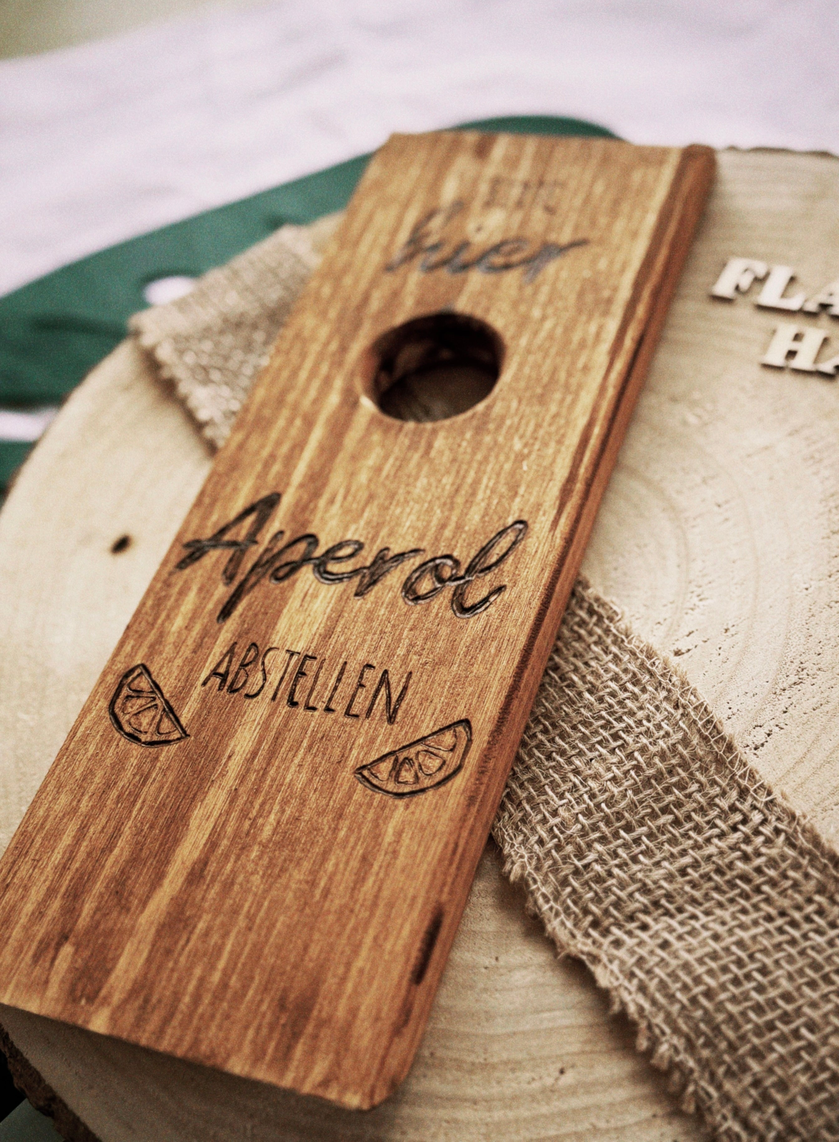 Flaschenhalter Aperol