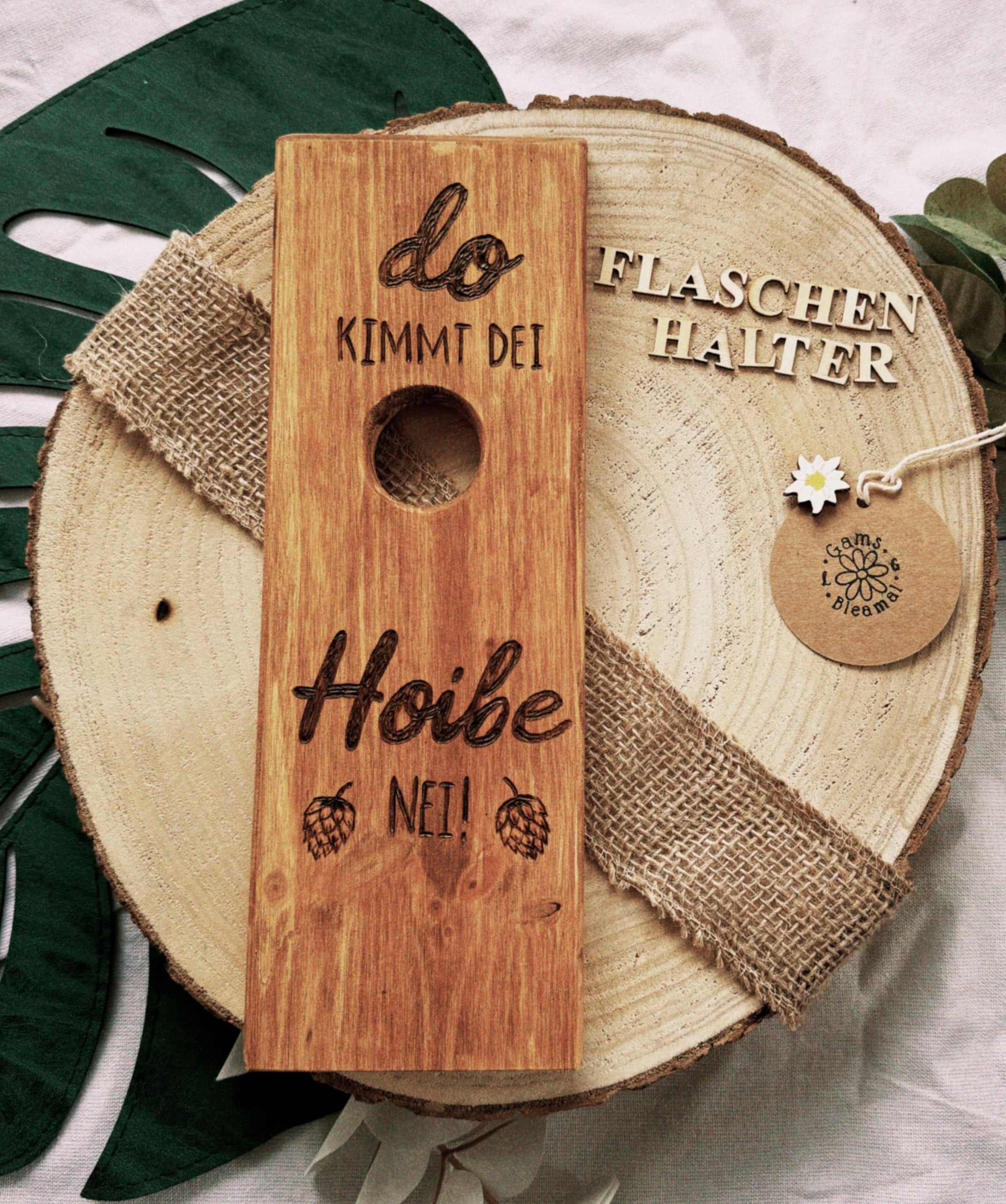 Flaschenhalter „Hoibe“