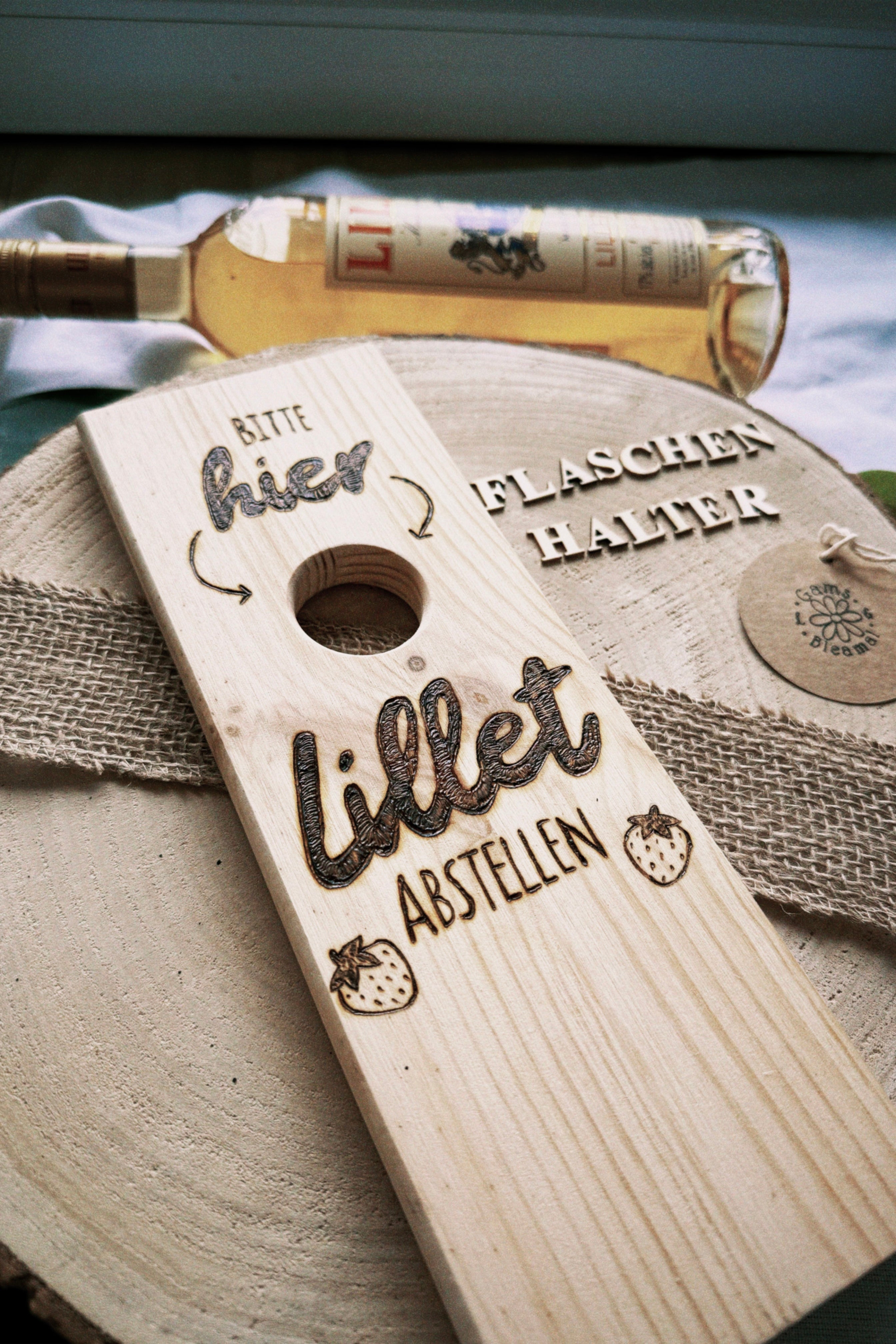 Flaschenhalter „Lillet“