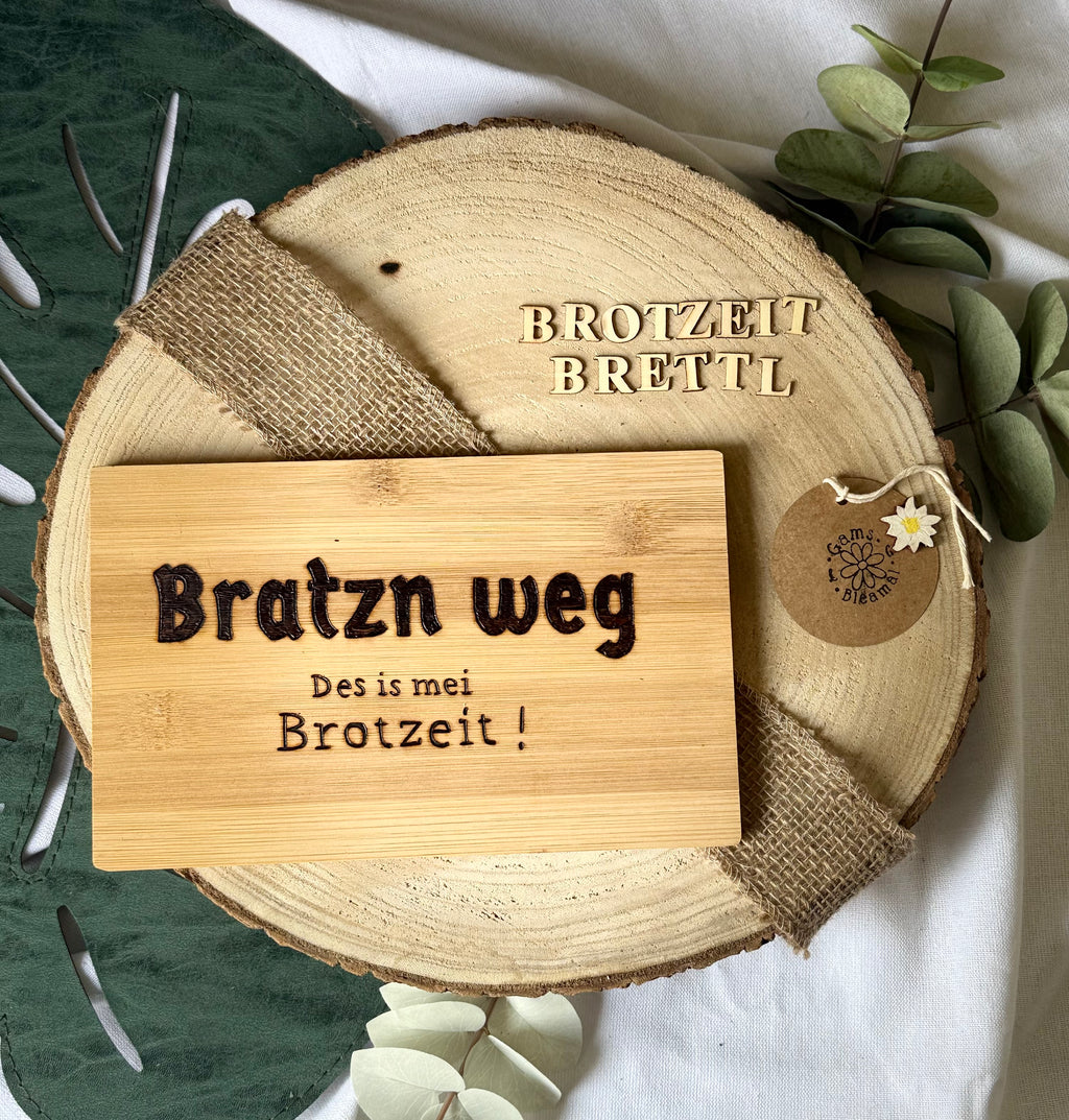 Brotzeitbrettl „Bratzn weg“