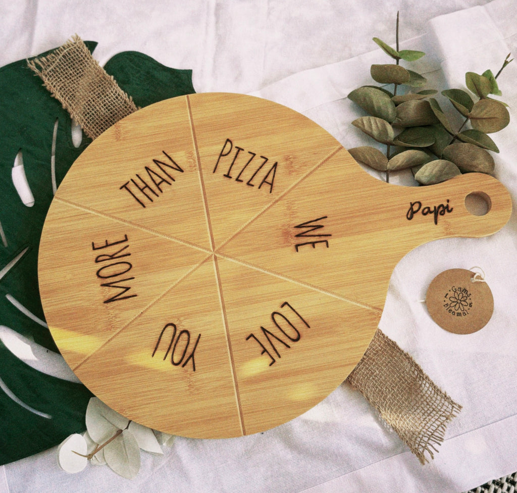 Pizzabrett mit Griff