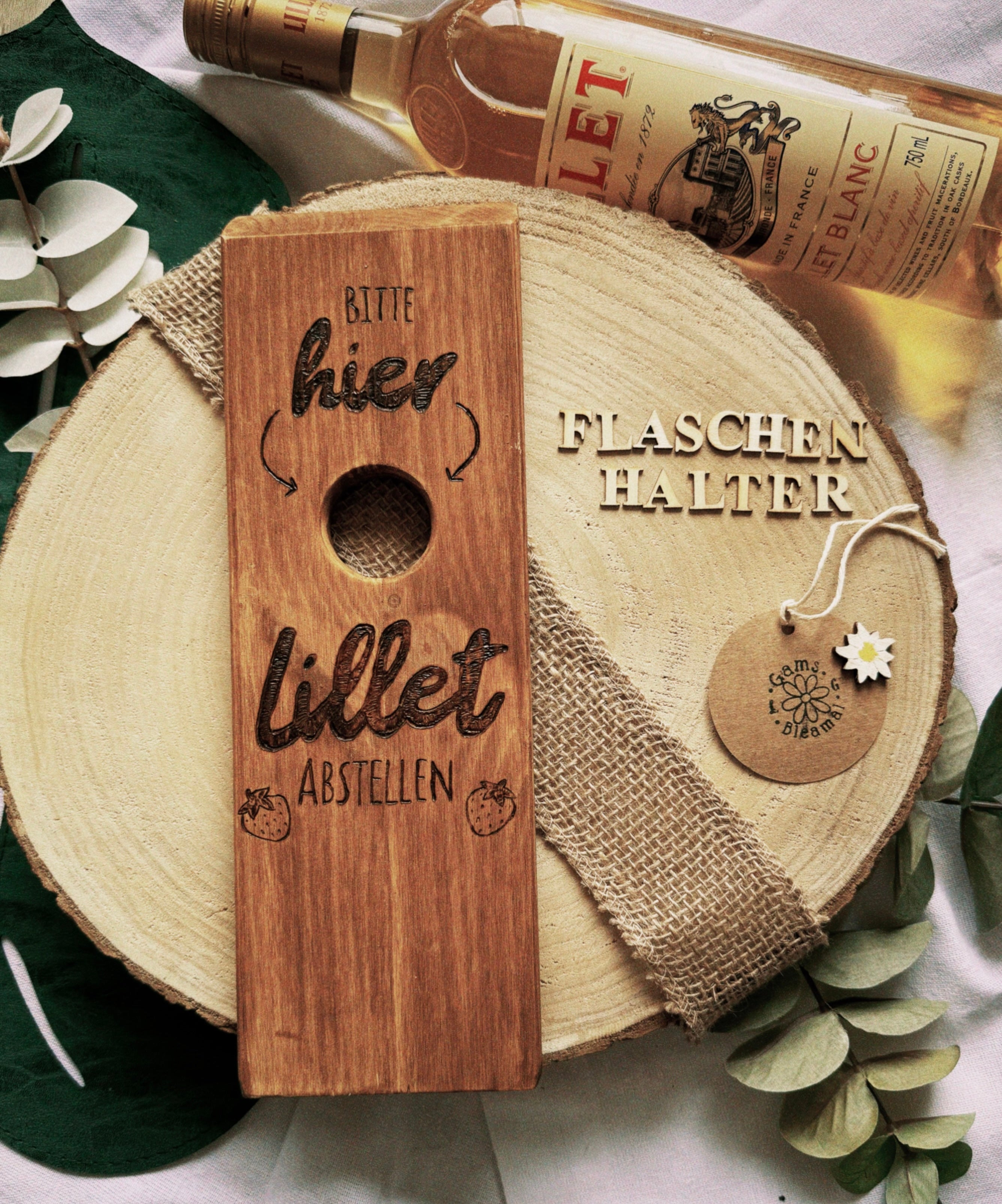 Flaschenhalter „Lillet“
