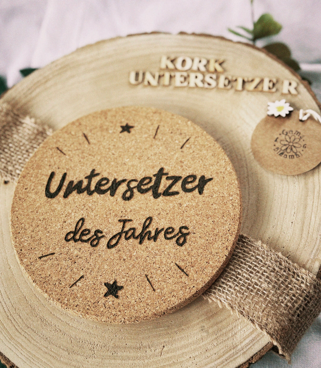 Topfuntersetzer aus Kork