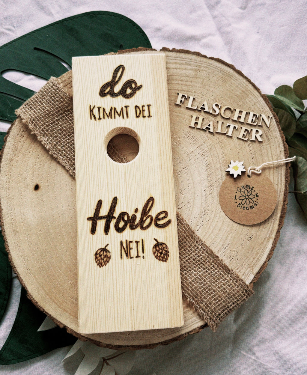 Flaschenhalter „Hoibe“