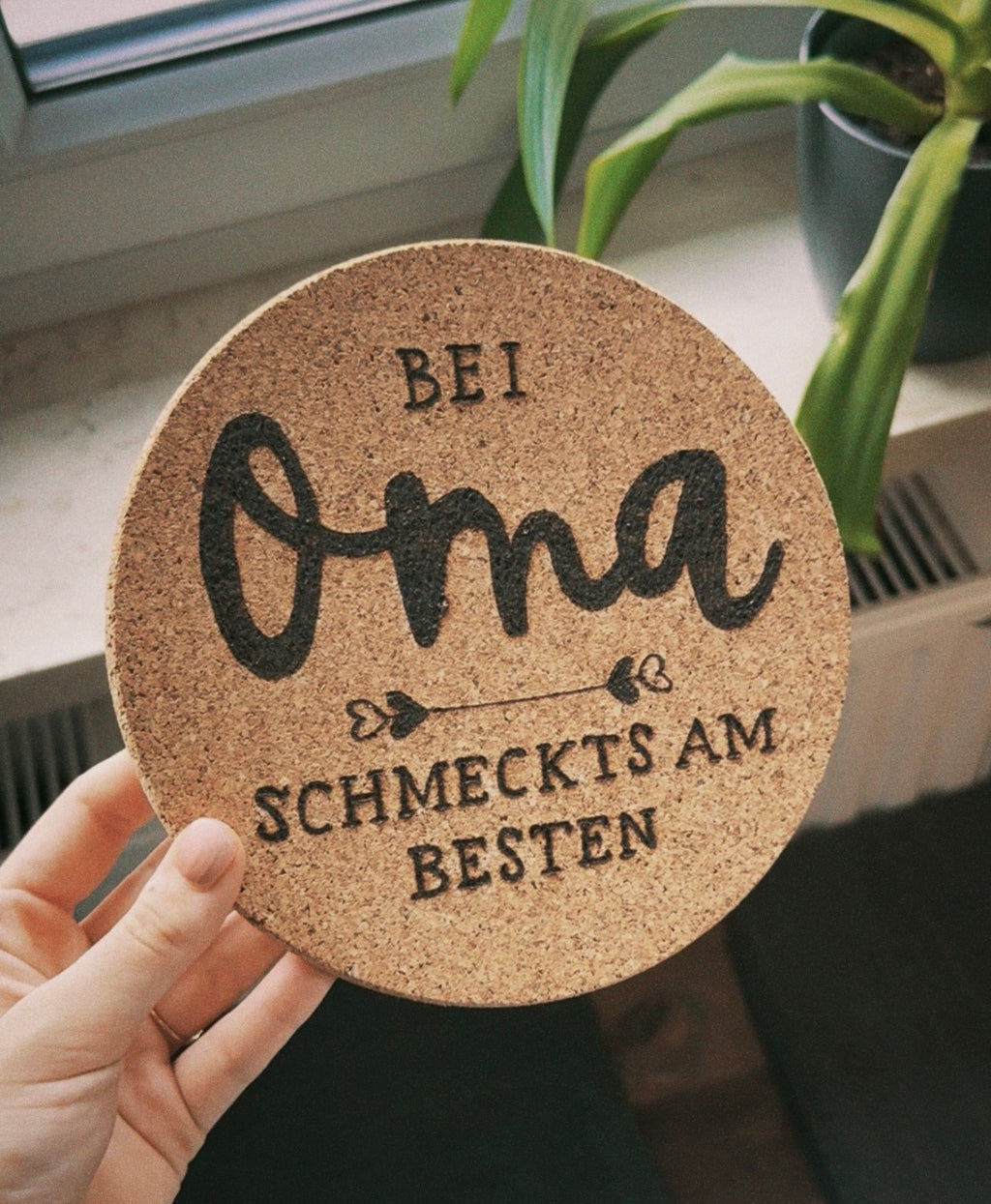 Topfuntersetzer aus Kork