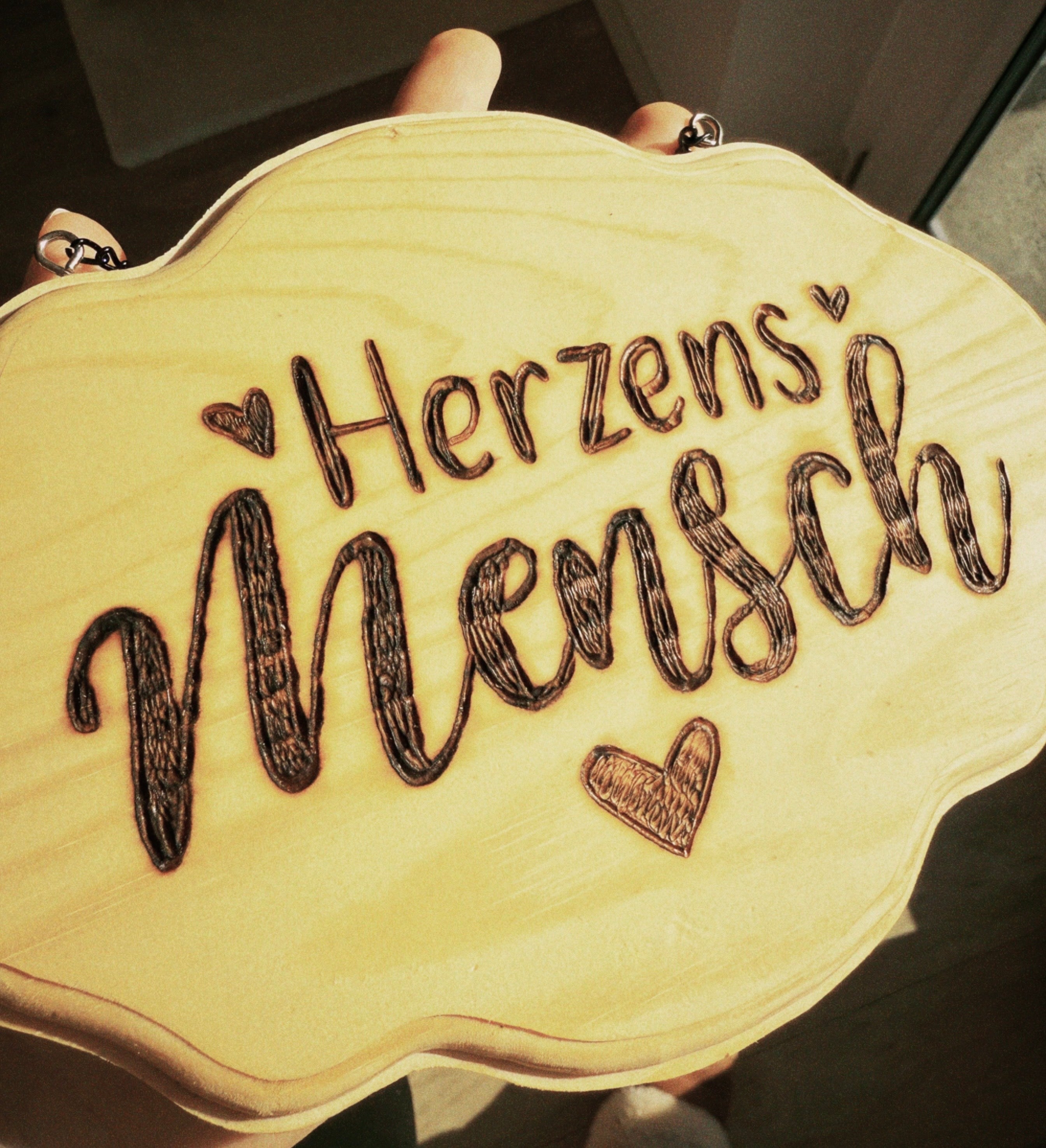 Hänge-Schild "Herzensmensch"